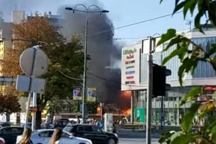 JAKA DETONACIJA Objavljen snimak eksplozije plinske boce u centru Sarajeva (VIDEO)