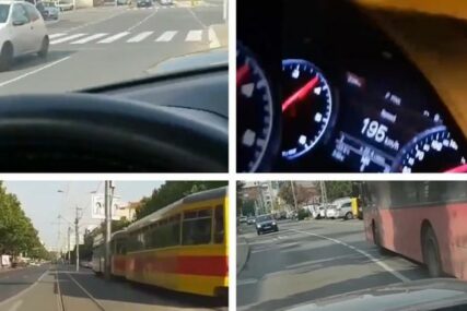 DIVLJAJU I SNIMAJU Voze 200 na sat po gradu, često i u kontrasmjeru, prolaze na crveno (VIDEO)