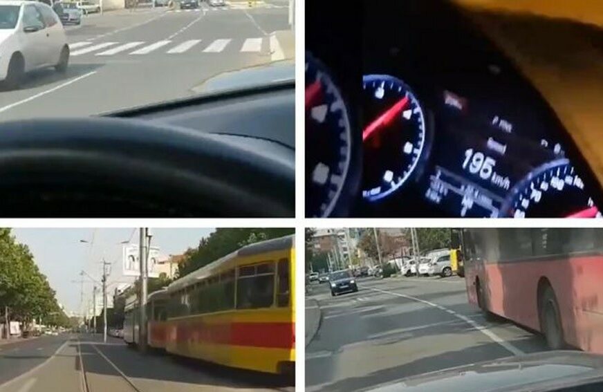 DIVLJAJU I SNIMAJU Voze 200 na sat po gradu, često i u kontrasmjeru, prolaze na crveno (VIDEO)