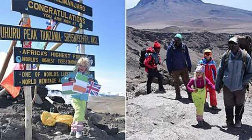 PODVIG ZA DIVLJENJE Šestogodišnja djevojčica osvojila vrh Kilimandžara i to DVA PUTA