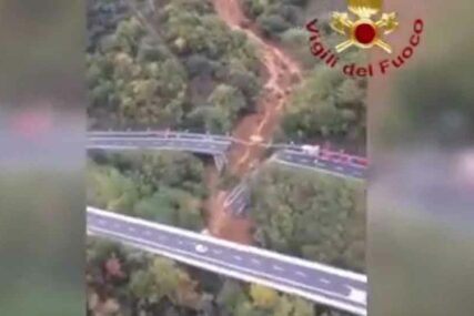 Ovaj dio svijeta već sedmicama pogađaju RAZORNE OLUJE: Ponovo se SRUŠIO MOST na auto-putu (VIDEO)