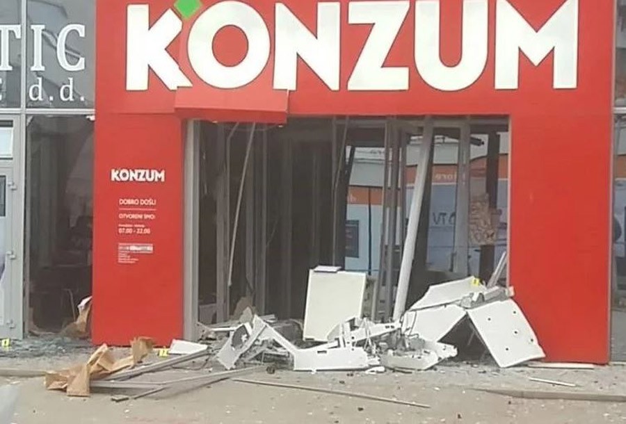 POTJERA ZA RAZBOJNICIMA Nepoznate osobe eksplozivom raznijele bankomat u Bugojnu