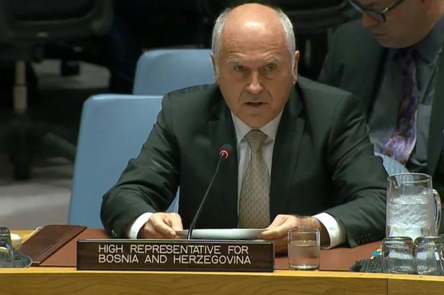 Savjet bezbjednosti UN danas o ostavci Incka: Sjednica zakazana na insistiranje Rusije