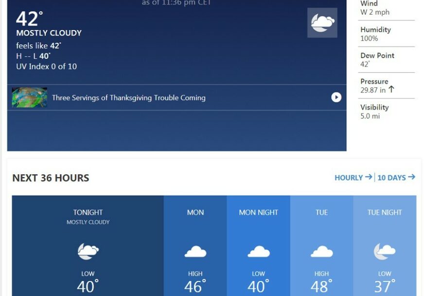 Foto: weather.com/RAS Srbija