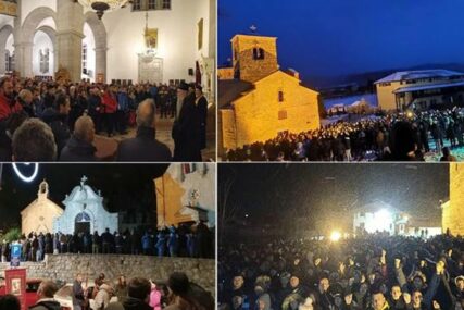GRAĐANI KRENULI PREMA KUĆI ĐUKANOVIĆA Burno veče u Nikšiću, policija blokirala put