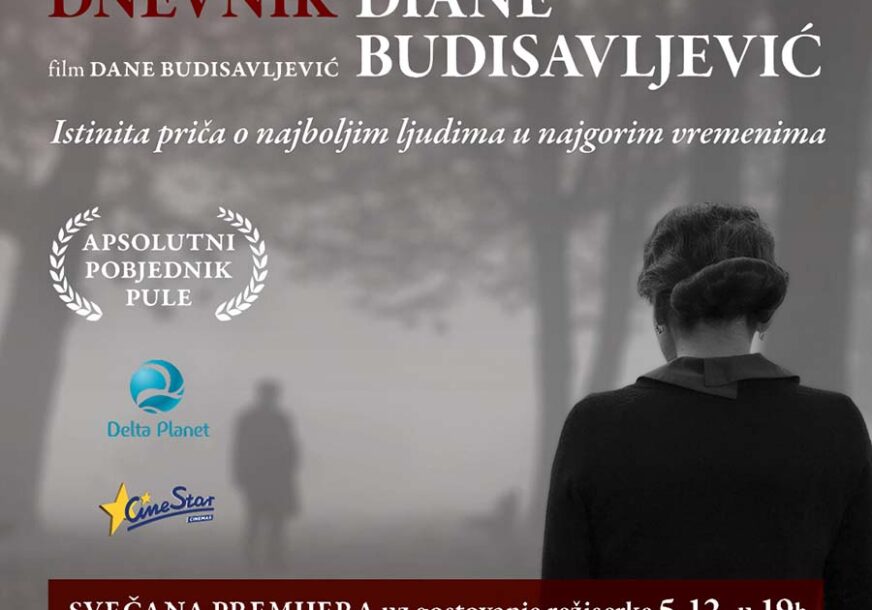 CINESTAR SVEČANA PREMIJERA Film “Dnevnik Diane Budisavljević” u Delta Planetu