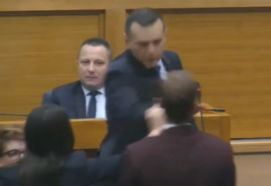 INCIDENT U PARLAMENTU Lukač nasrnuo na Stanivukovića (VIDEO)