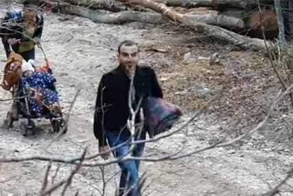 PRIZOR KOJI TJERA SUZE NA OČI Migranti sa bebom preko surove Plješevice krenuli u Hrvatsku (VIDEO)