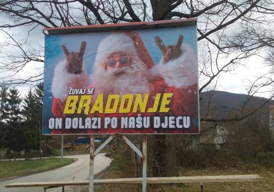 "ČUVAJ SE BRADONJE, DOLAZI PO NAŠU DJECU" Bilbordi kod Tuzle izazvali buru (FOTO)