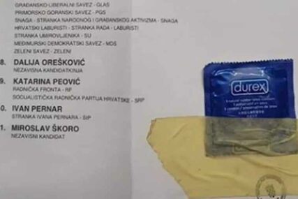 HAOS NA INTERNETU Glasači lijepili kondome i ostavljali BRUTALNE KOMENTARE na listićima (FOTO)