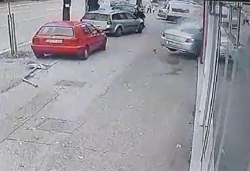 VOLAN, ŠTIKLA, PUN GAS Objavljen snimak trenutka kada djevojka automobilom ULIJEĆE U IZLOG