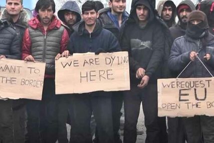 “GLADNI SMO, UMIREMO” Migranti žele da što prije pobjegnu iz BiH u Evropsku uniju (VIDEO)