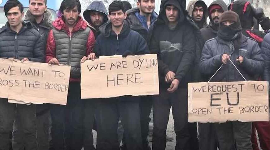 “GLADNI SMO, UMIREMO” Migranti žele da što prije pobjegnu iz BiH u Evropsku uniju (VIDEO)