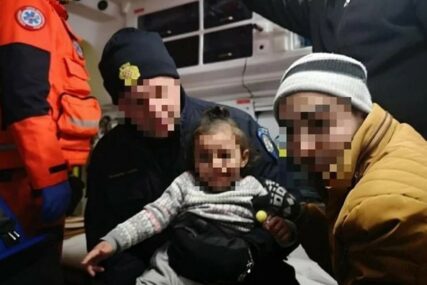UMORNI I PROMRZLI Hrvatska policija na Plješevici zatekla trudnicu, dvoje djece i dva muškarca