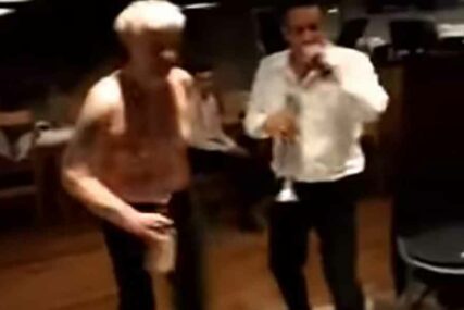 PRETJERAO U ALKOHOLU Glumac Emir Hadžihafizbegović pijan i BEZ MAJICE ludovao u kafani (VIDEO)