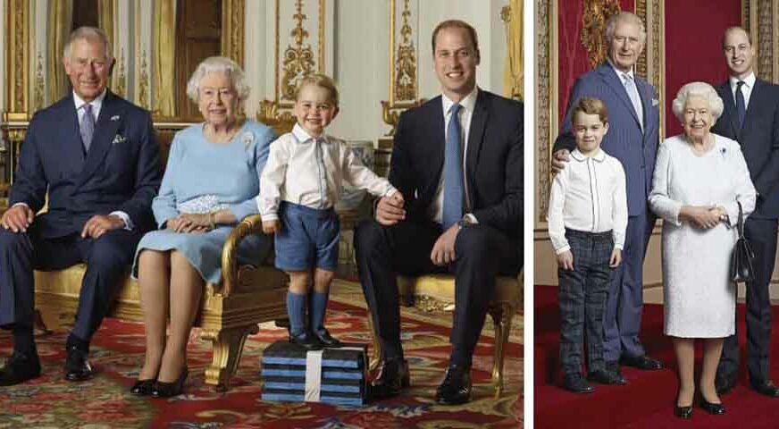 POČETAK NOVE DECENIJE Ponovo fotografisani kraljica i 3 princa nasljednika