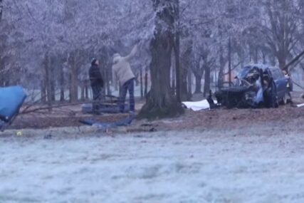 DETALJI STRAVIČNE TRAGEDIJE U smrskanom BMW poginuli dvojica mladića i djevojka (VIDEO)