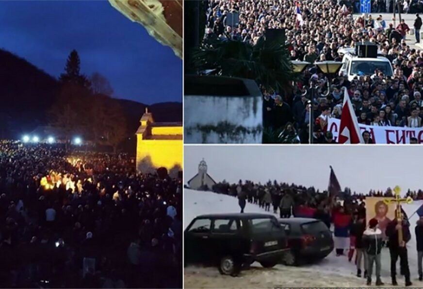 MASOVNA OKUPLJANJA Nastavljeni protesti širom Crne Gore zbog spornog zakona (VIDEO)