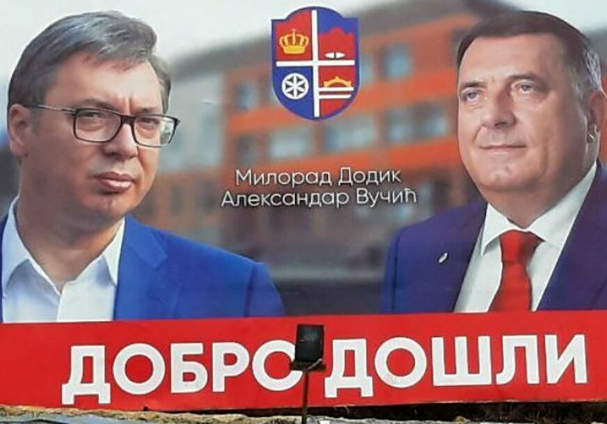 Poruke dobrodošlice Vučiću uoči dolaska u Mrkonjić Grad (FOTO)