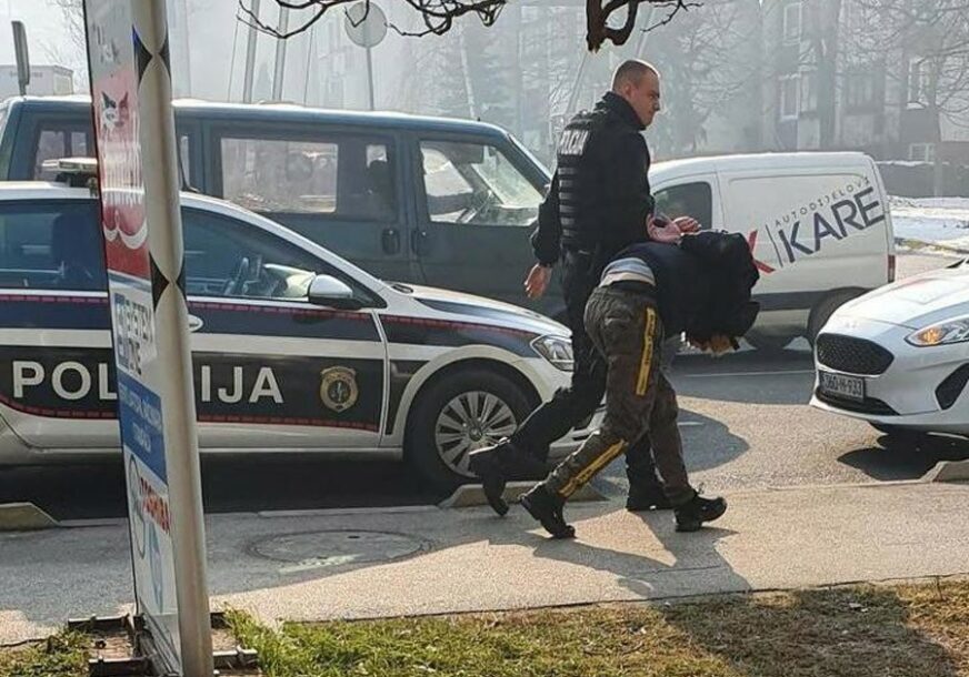 POLICIJA BRZO REAGOVALA U Sarajevu uhapšen muškarac koji je pokušao da opljačka banku (VIDEO)