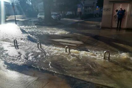 Poplava u centru Banjaluke, dio grada bez vode