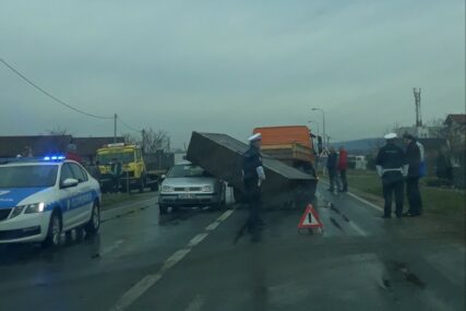 SAOBRAĆAJ PREUSMJEREN Nesreća na putu Banjaluka-Prijedor