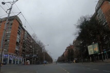 BEOGRAD, GRAD DUHOVA Vožnja kroz prestonicu Srbije u toku policijskog časa (VIDEO)