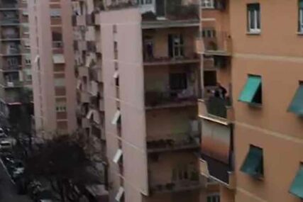 PUSTIM ULICAMA ZAORILA SE PJESMA Izašli na balkone i APLAUDIRALI medicinskim radnicima (VIDEO)