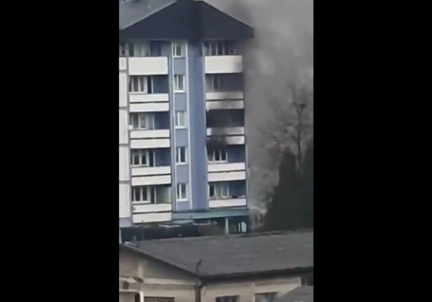 GORJELA POLICIJSKA STANICA U BANJALUCI Zapalio se klima uređaj i izazvao požar (VIDEO)