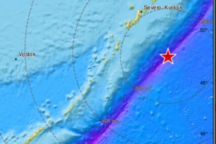 STRAHUJE SE OD CUNAMIJA Zemljotres jačine 7,6 po Rihteru potresao Kurilska ostrva