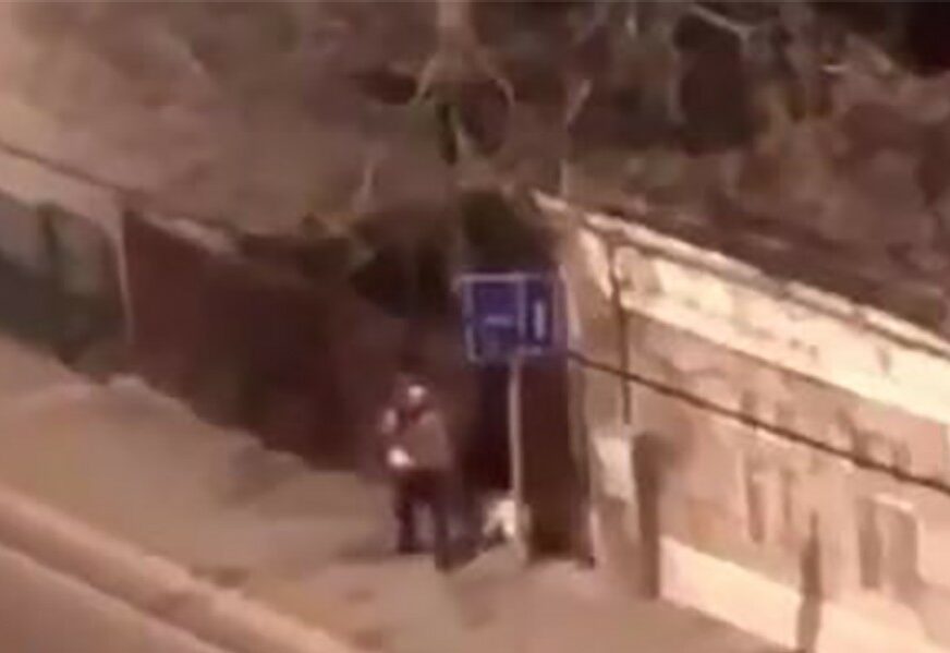 STRAŠNO Pijan tukao psa i uništavao žardinjere u toku POLICIJSKOG ČASA (VIDEO)