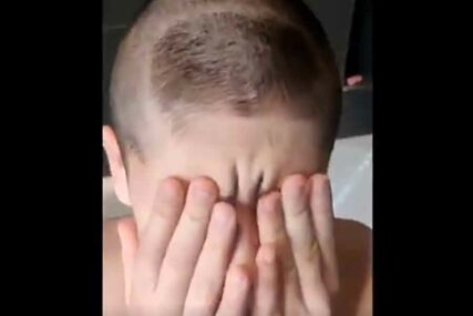 HIT Sin tražio od oca da ga ošiša kao Kristijana Ronalda, a dobio je OVO (VIDEO)