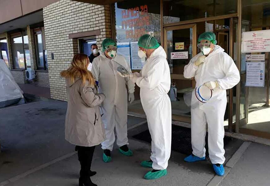 NA PRVOJ LINIJI BORBE SA KORONOM Šeranić posjetio Kliniku za infektivne bolesti UKC RS (FOTO)