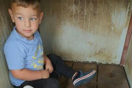 KAVEZ PUN LJUBAVI Dječak i psići plijene simpatijama (FOTO)