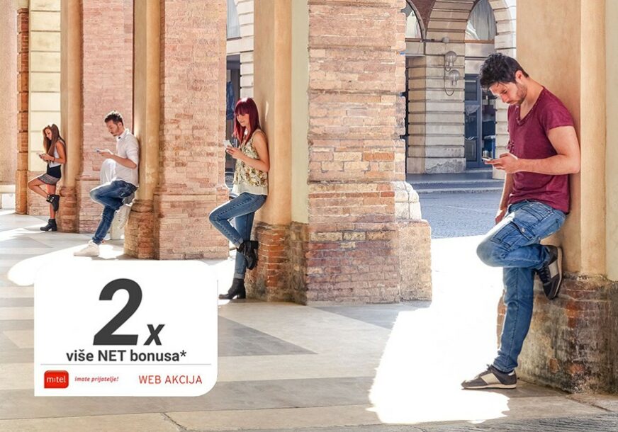 ODLIČNA PONUDA Dvostruko više mobilnog interneta u m:tel web shop-u
