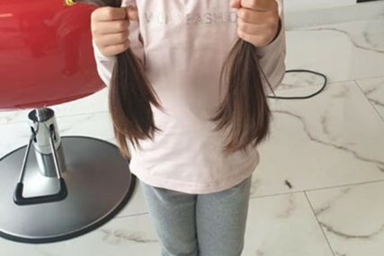 HUMANA DJEVOJČICA Mala Emilija (6) donirala kosu djeci oboljeloj od raka