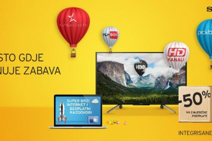 m:tel IPTV paketi - Mjesto gdje stanuje zabava: Ostvarite 50% popusta na dvije mjesečne pretplate