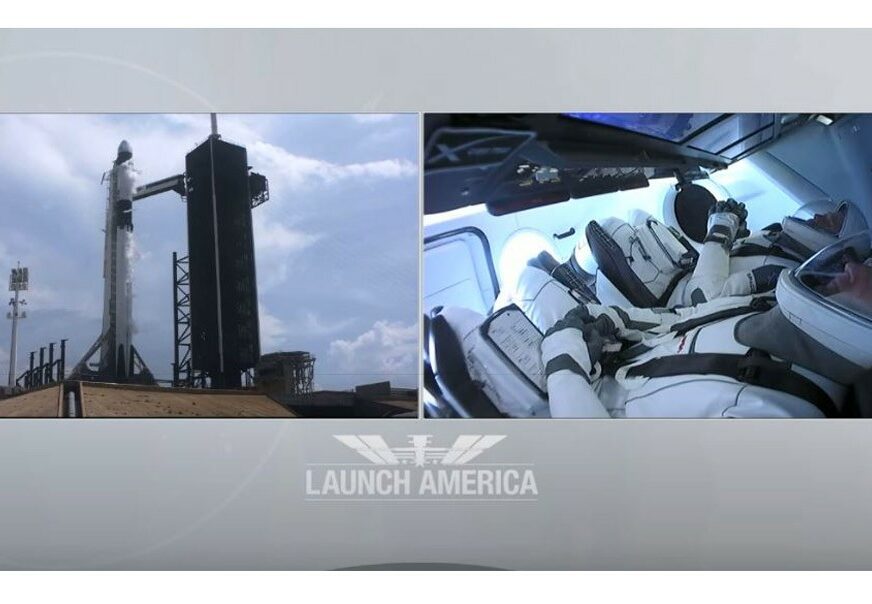 MASK ISPISAO ISTORIJU U svemir lansirana raketa "FALKON 9" sa ljudskom posadom (VIDEO)