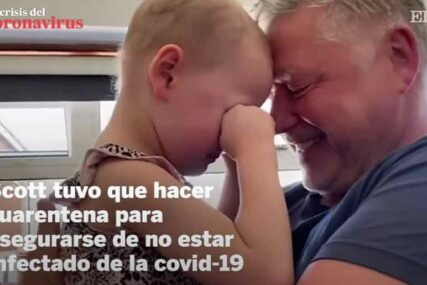 EMOTOVNO DO SUZA Djevojčica (4) koja boluje od raka nakon sedam sedmica ZAGRLILA TATU (VIDEO)