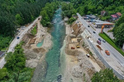 U CILJU UNAPRJEĐENJA SAOBRAĆAJA Na redu izgradnja stubova novog mosta u Srpskim Toplicama