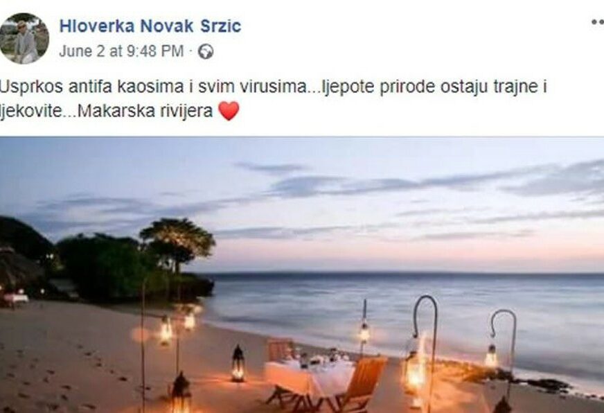 KAKAV GAF Direktorka Turističke zajednice Makarsku reklamira slikom plaže iz Mozambika