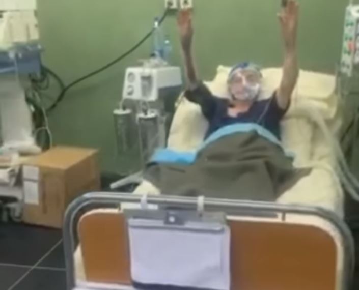"AJMO BABA, AJMO LEGENDO" Hit snimak iz kovid-bolnice u Crnoj Gori (VIDEO)