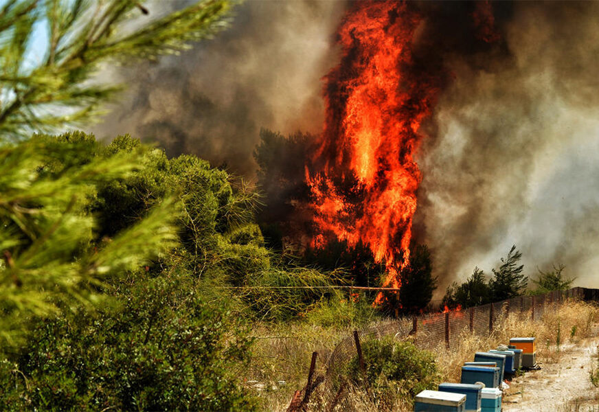 VATROGASCIMA POMAŽU I VOLONTERI U Grčkoj za dan 51 šumski požar