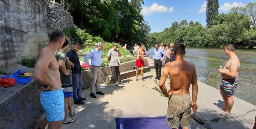 UREĐENJE OBALE VRBASA Planirana sanacija kupališta na Kočićevom vijencu