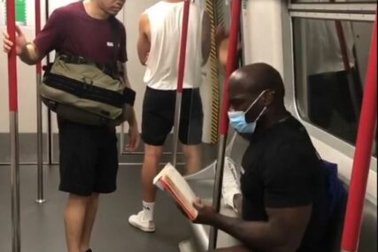 "SA MNOM NEMA RASPRAVE" Ušao je u javni prevoz bez maske, ali nije znao da je pored njega MMA borac (VIDEO)