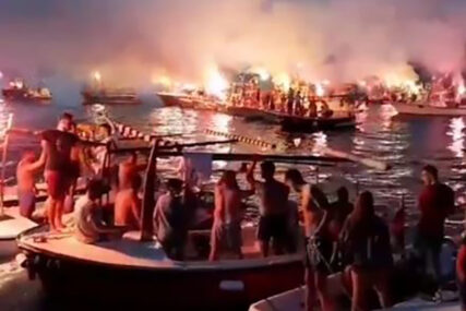 “MILO, NE DAMO TI SVETINJE” Na moru se spojile dvije litije, 40 barki  i  stotine vjernika sa JASNOM PORUKOM (VIDEO)