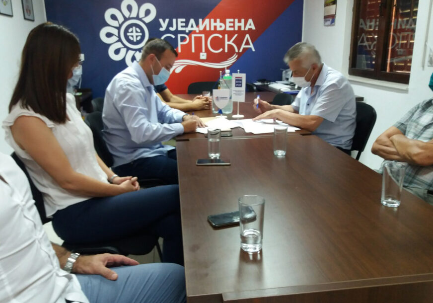 Ujedinjena Srpska i Partija ujedinjenih penzionera POTPISALE KOALICIONI SPORAZUM u Trebinju