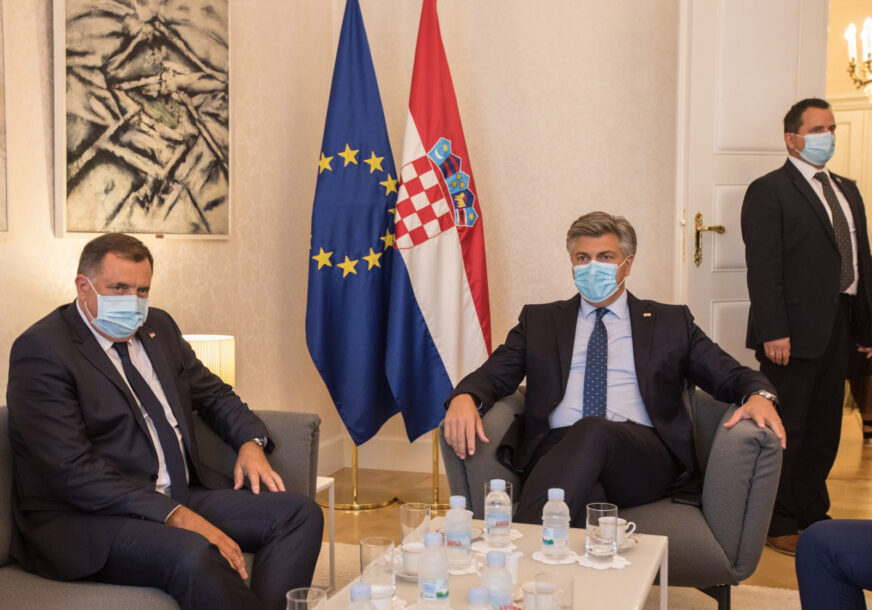 "MIR JEDINA OPCIJA" Dodik iz Zagreba poručuje da je prioritet ekonomska saradnja