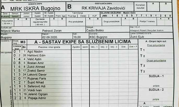BRUKA U BiH Rukometaš licenciran tokom meča, klubovi najavljuju istupanje