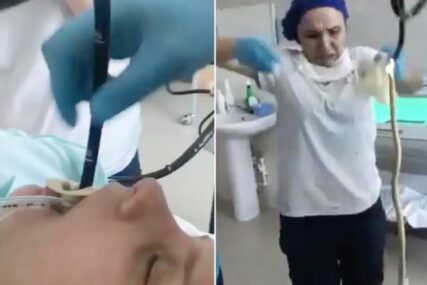 UZNEMIRUJUĆE Djevojka se požalila na strašne bolove, ljekari joj sondom kroz grlo izvukli ZMIJU (VIDEO)